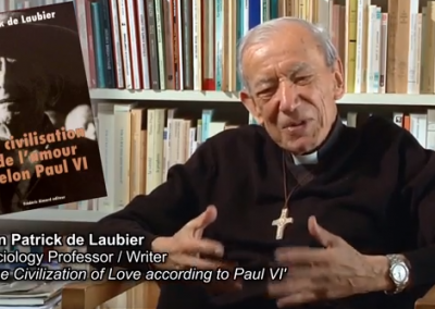 Vidéo PAX PRESS AGENCY Geneva – PAUL VI Book Launch Interview with Don Patrick de Laubier ENGLISH