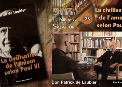 Vidéo PAX PRESS AGENCY Geneva – La Civilisation de l’amour selon Paul VI livre de Don Patrick de Laubier