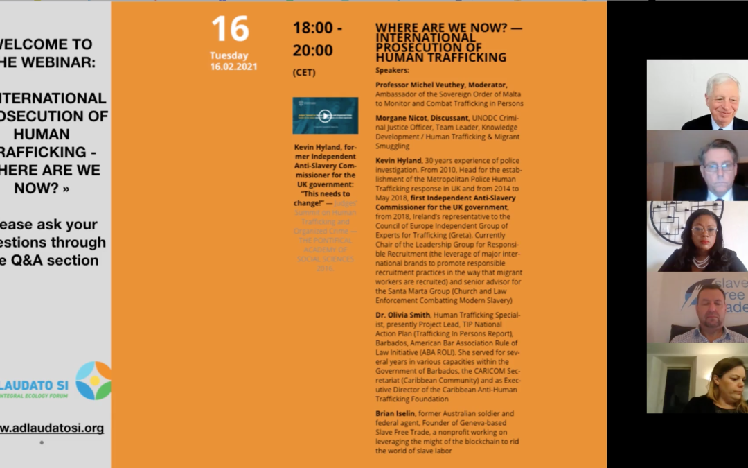 International Prosecution Of Human Trafficking – Where Are We Now? (ON-DEMAND VIDEO WEBINAR)